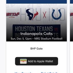 Texans Tickets 