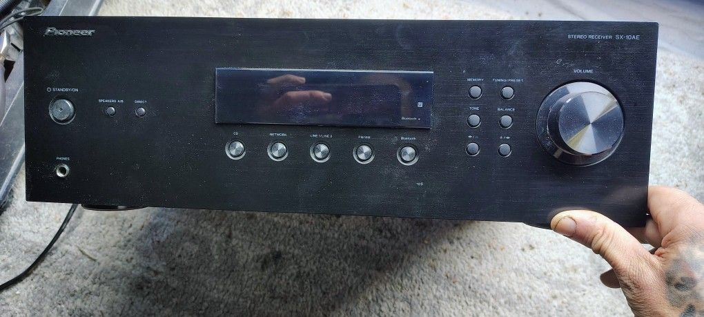 Pioneer SX10AE Bluetooth Stereo Receiver - Black