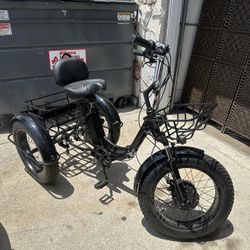 Trike E-bike Mint Condition Hardly Used Low Miles 131 Adult Owned Cones With One Key And Charger