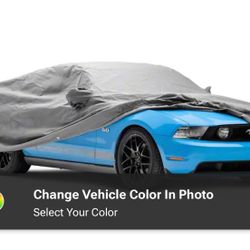 Car cover Ford Mustang