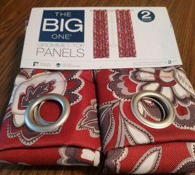 2pk Grommet Style Curtains
