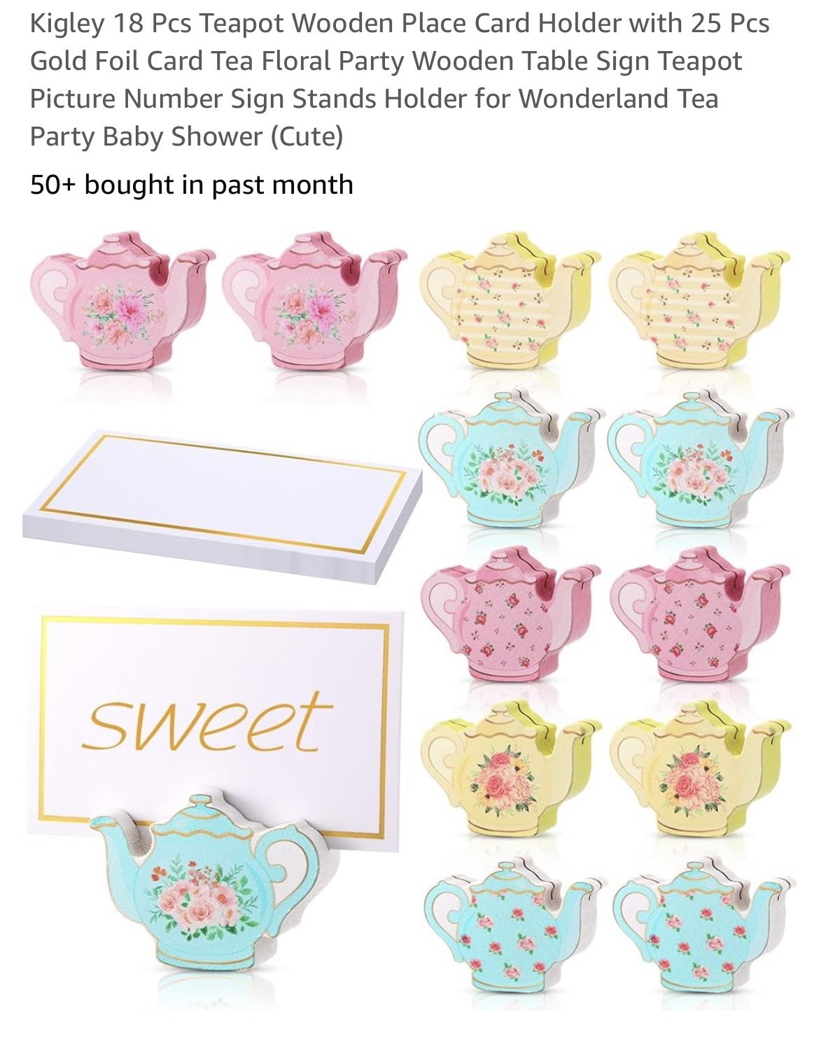 Place Setting Card Holder