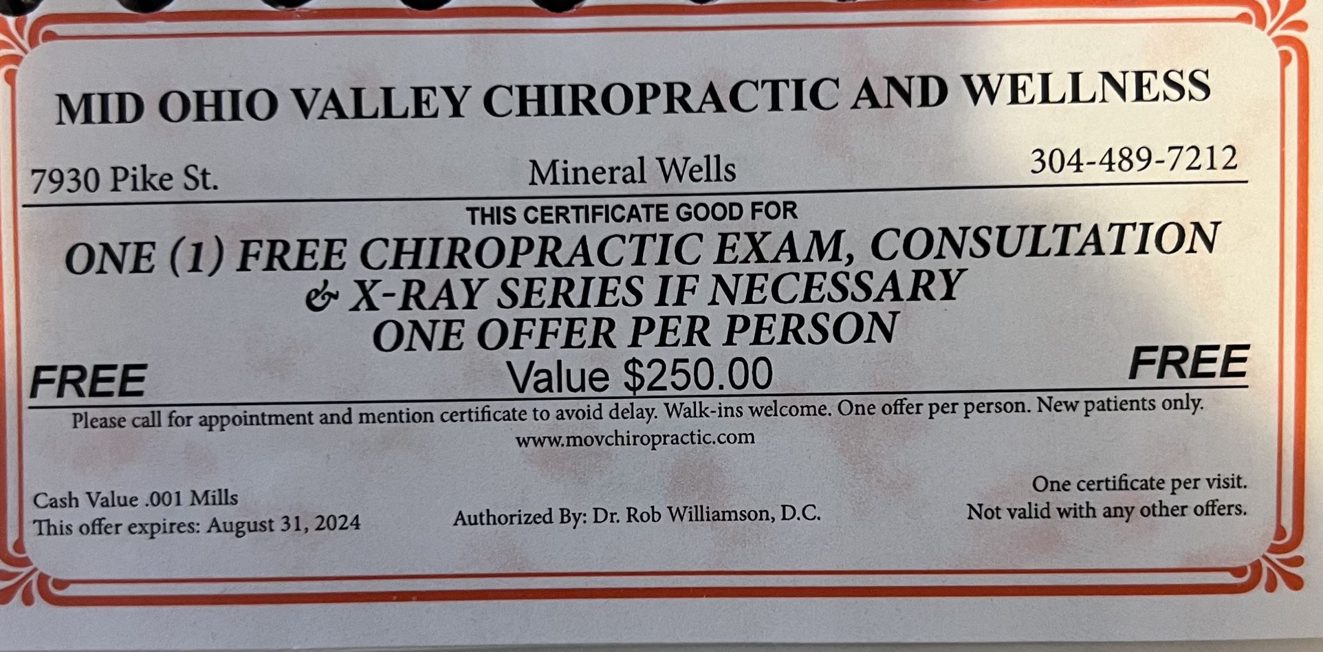 MID OHIO VALLEY CHIROPRACTIC AND WELLNESS