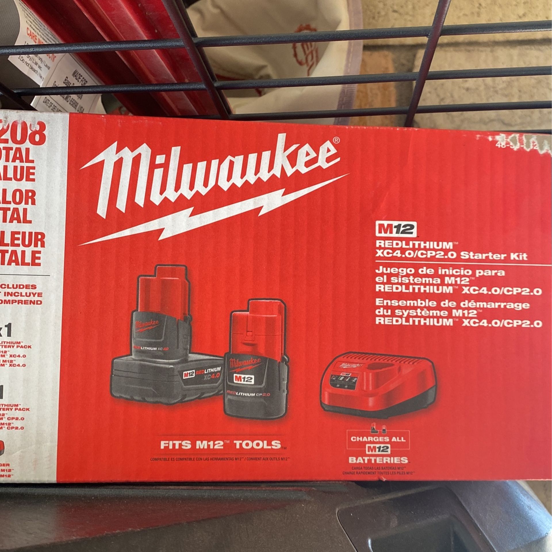 Milwaukee M12 4.0 And 2.0 With Charger