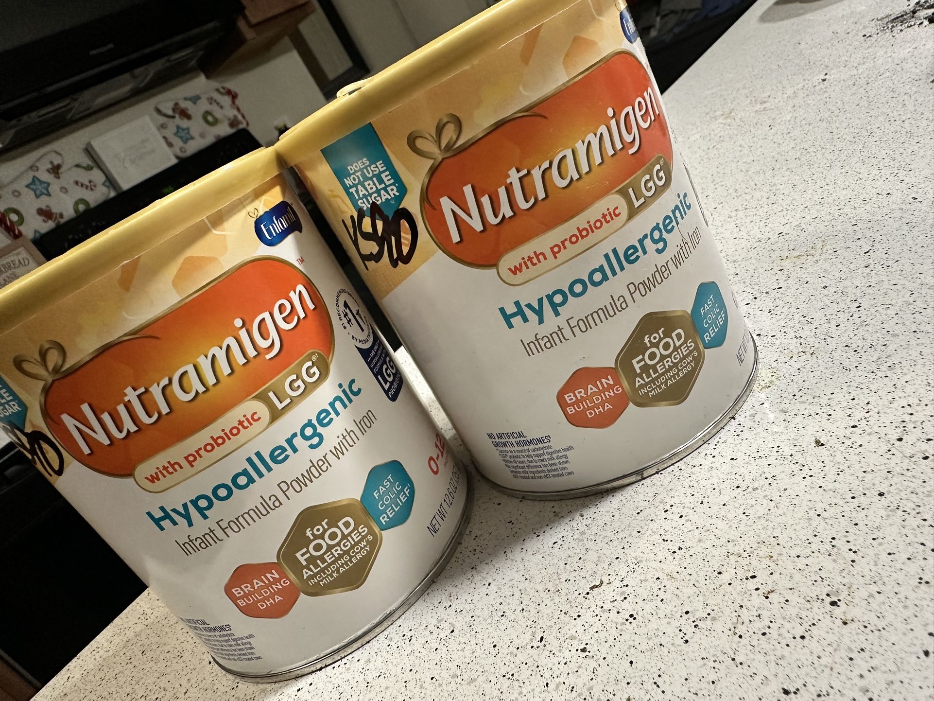 Nutramigen Formula Cans