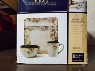 Gourmet Basics By Mikasa Emory 16-piece Dinnerware Set