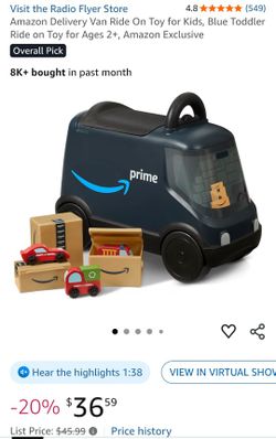 Amazon Delivery Van Ride On Toy