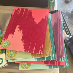 New Kids Folders And Unused Notebooks