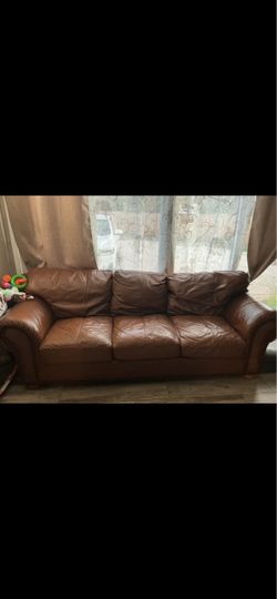 Brown Leather couch