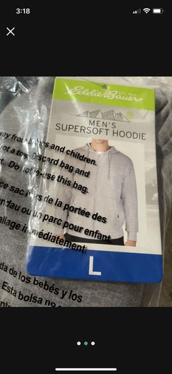 NEW men’s Eddie Breuer Zip Hoodie Large And Xl