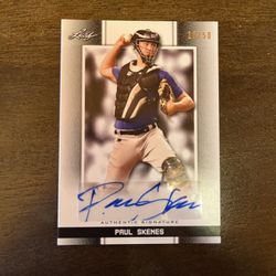 2019 Paul Skenes  Auto 19/50