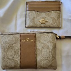 Coach Card Case & Wristlet