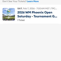 Saturday GA Waste Management Ticket