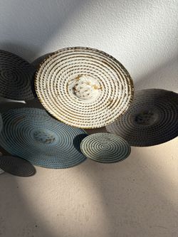 Very Nice Metal Wall Decoration 42”x 12