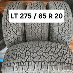LT 275 / 65 R 20 (4) TIRES GOODYEAR 