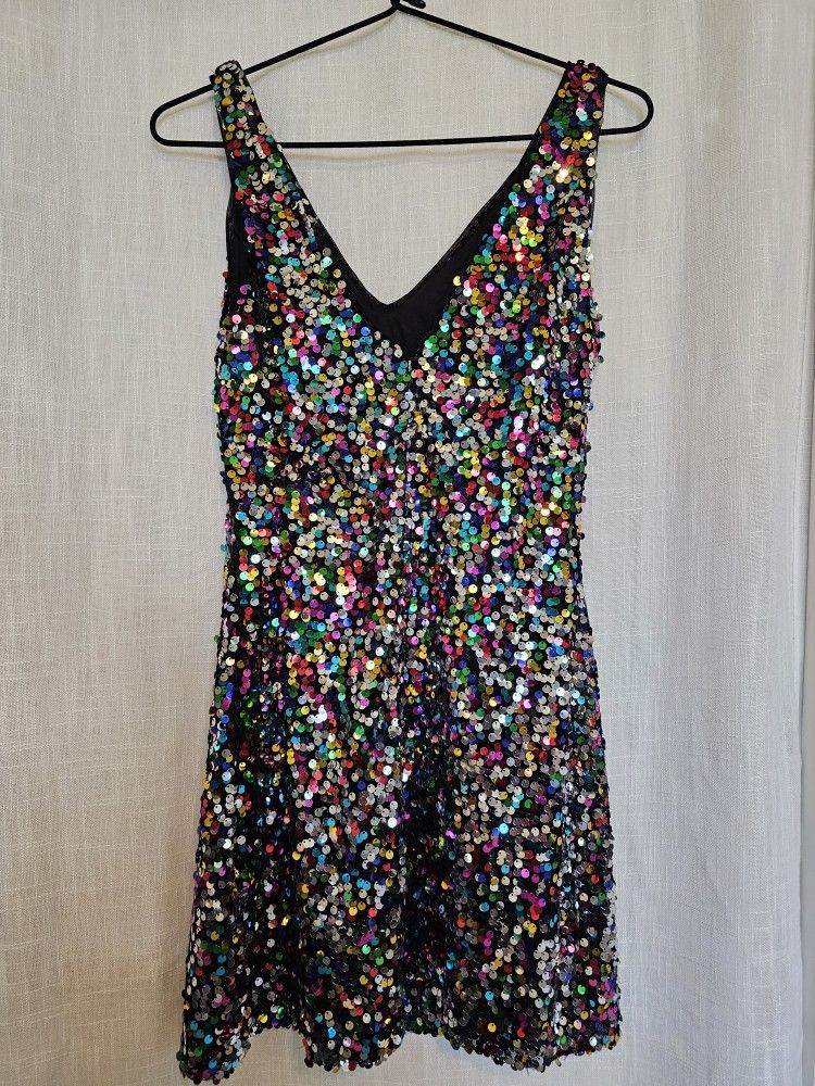 New Years Eve Sequin Dress Lulu's XS