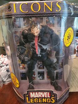 VENOM Unmasked Variant 12" Figure 2006 Toy Biz Marvel Legends Icons