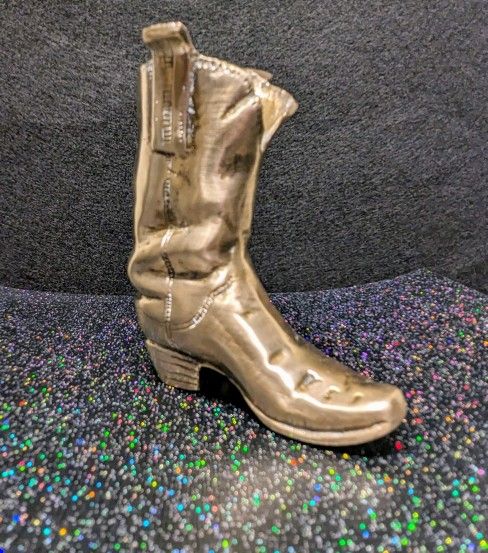 French Vintage Brass Boot