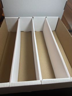 3,200-Count Trading Card Storage Boxes — $7 Unassembled / $8 Assembled