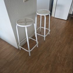 White Stools