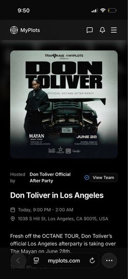 Don Toliver After Party