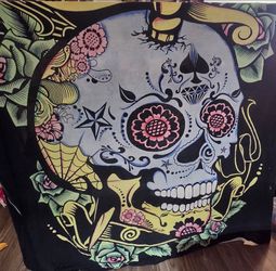 Skull tapestry