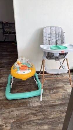 Baby feeding and walker