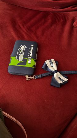Seahawks Wallet And Hair Clip 