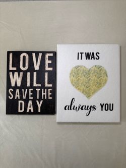 2 Wall Art Canvas - Home Decor