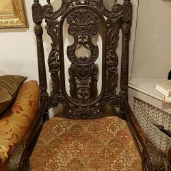 Antique King & Queen chairs
