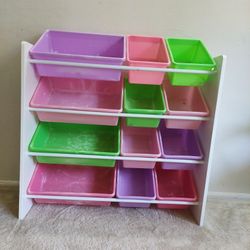 Multicolored Storage Rack