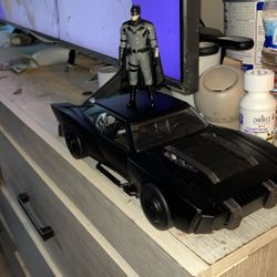 Batman Mobile With Batman 