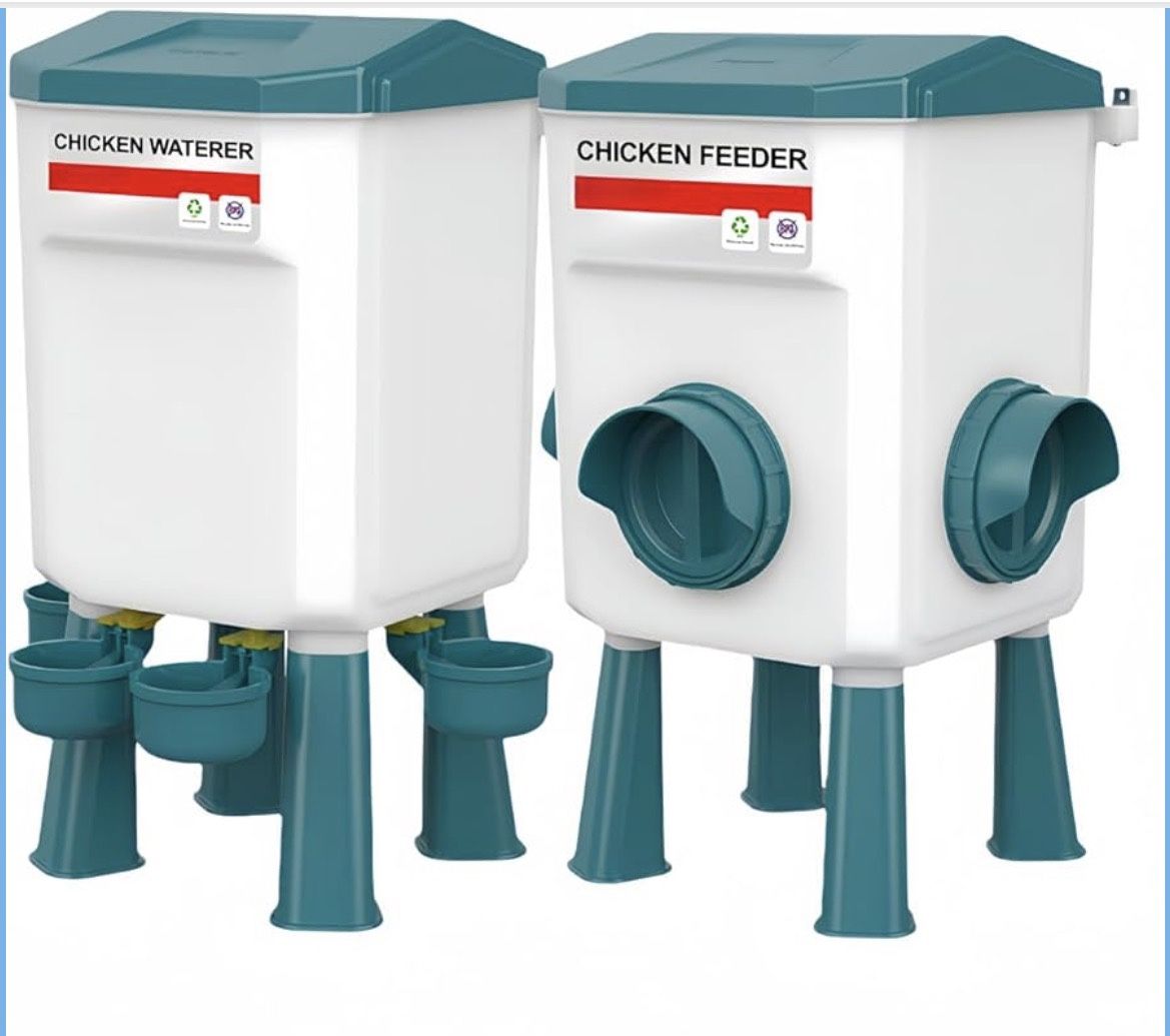 Chicken Feeder and Chicken Waterer 