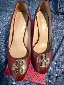 Tory Burch Leather wedge