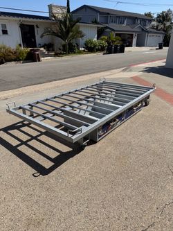 Metal Locker style twin bed frame