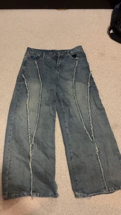 Alfreic Eden design baggy jeans