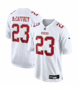 New Nike Christian McCaffrey San Francisco 49ers Alternate Jersey White XXL
