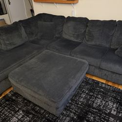 Ashley Furniture Sectional Sofa and Ottoman 