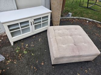Cabinet and ottoman