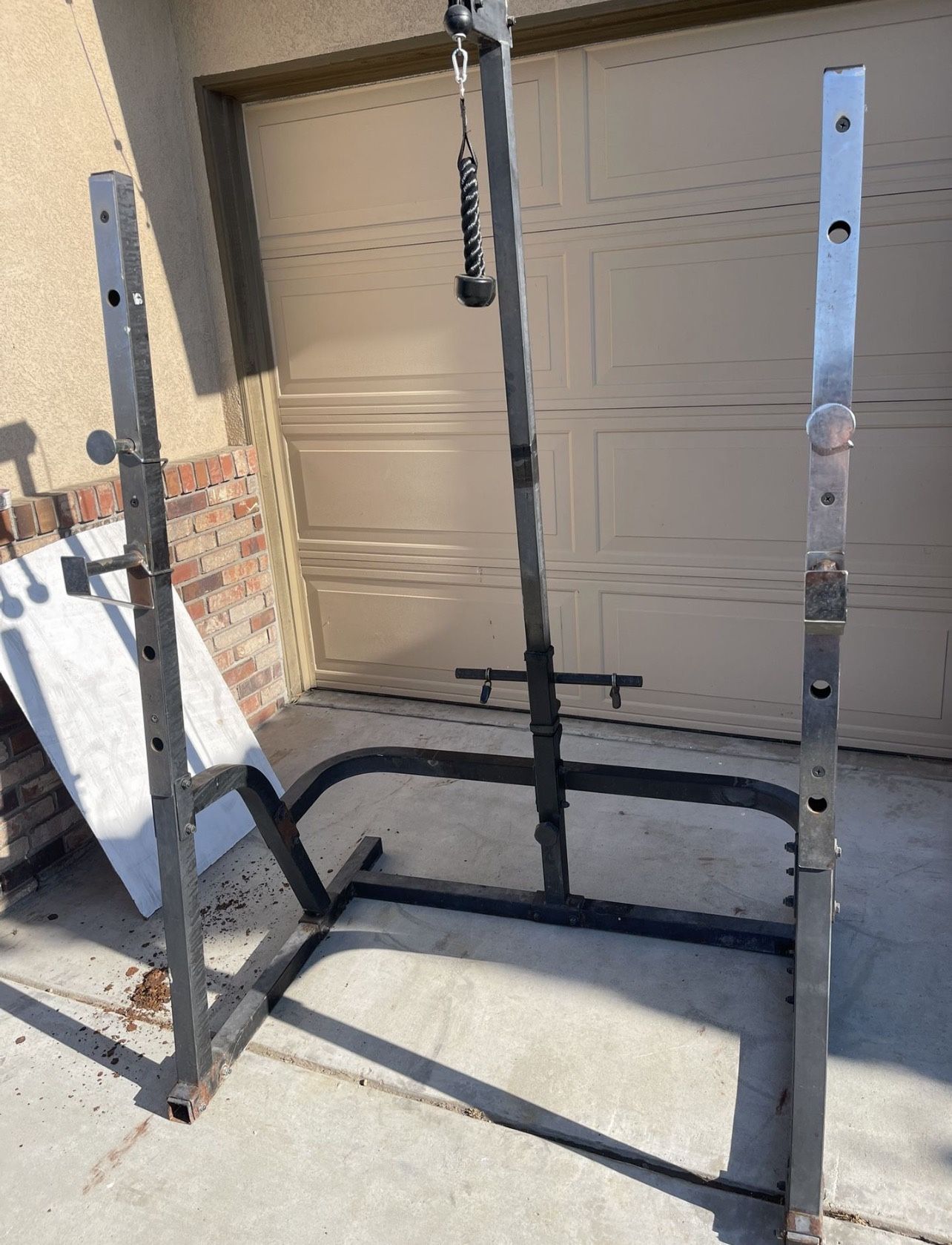 Squat Rack And Weights