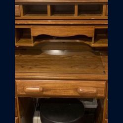 WELL MADE ROLL TOP DESK