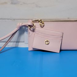 Pink Clutch Wristlets With Card Cases $5 each (Three Available)