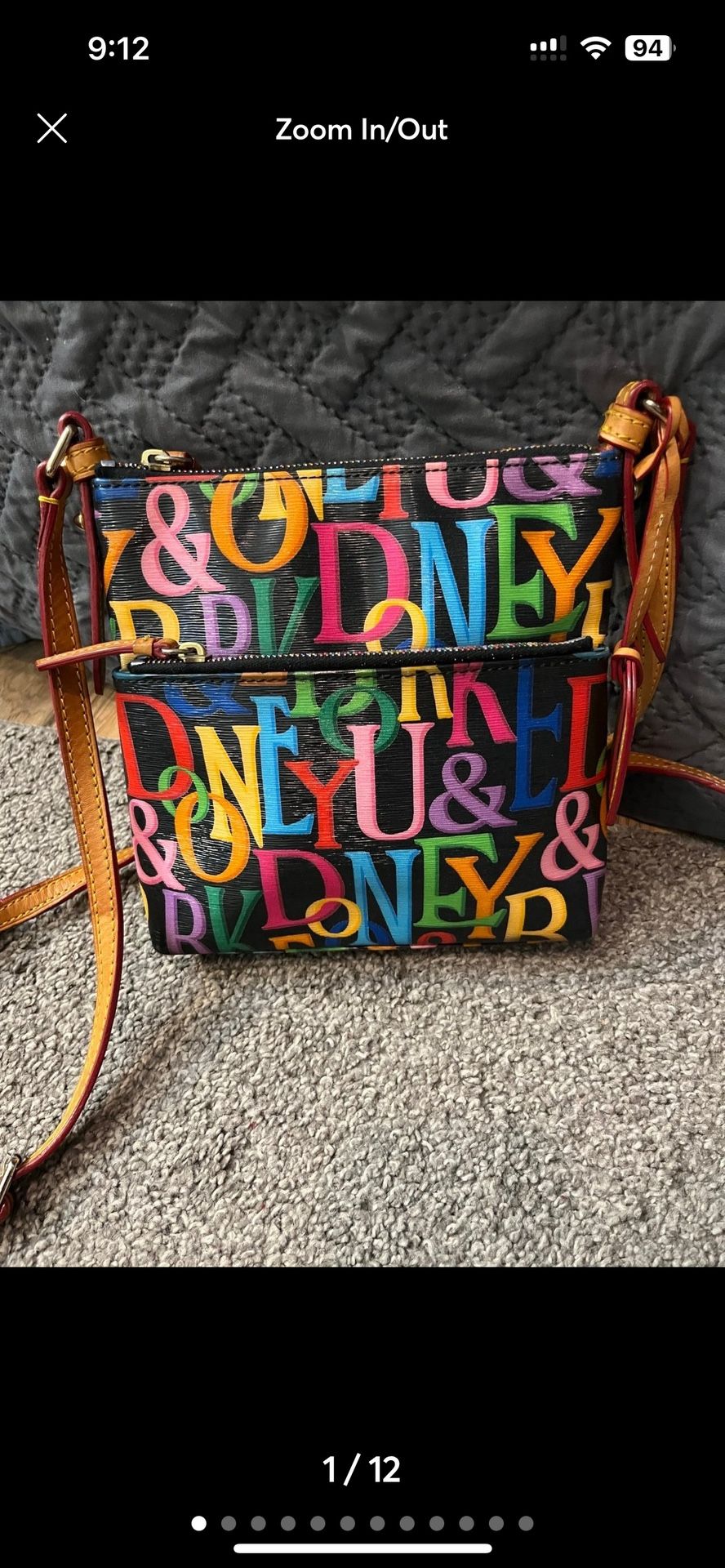 Dooney & Bourke Retro Grafica Shoulder Bag
