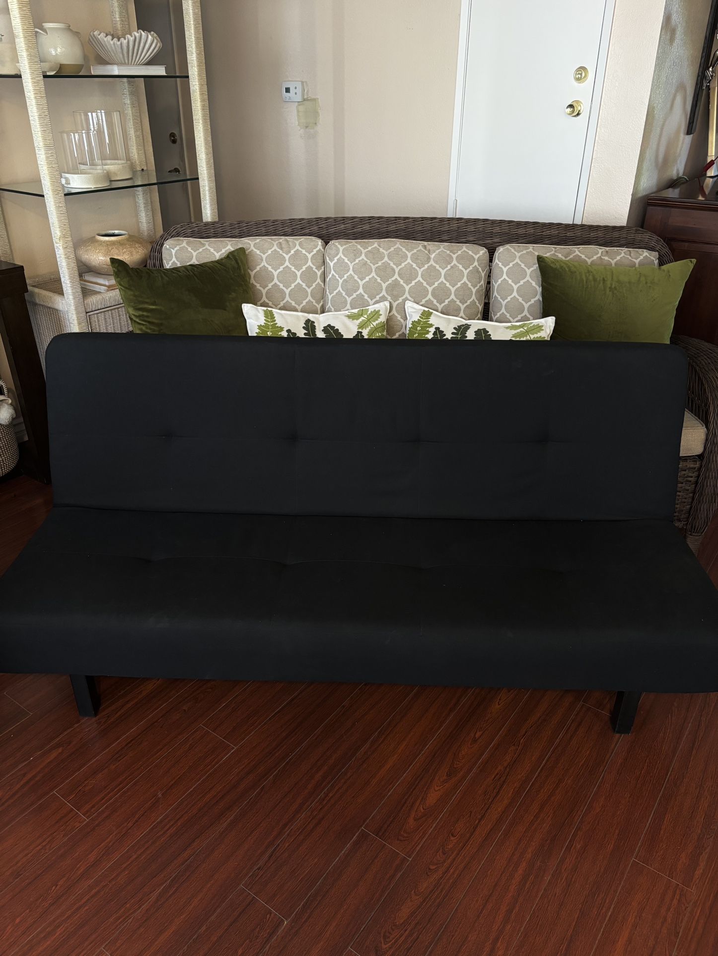 IKEA BALKARP sleeper sofa black