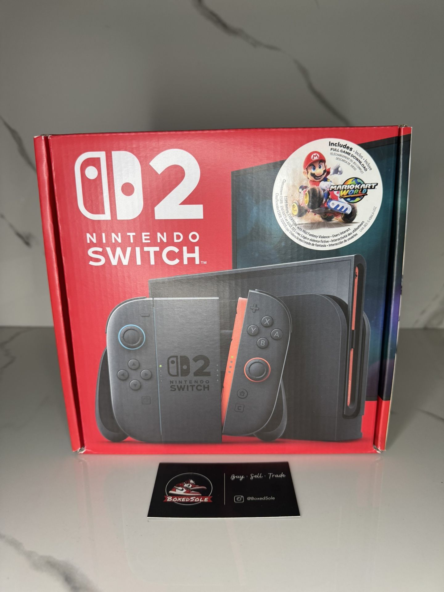 Brand New and Unopened Nintendo Switch 2 - Mario Kart Bundle