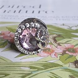 Pandora Sparkling Pink Radiant Heart Charm