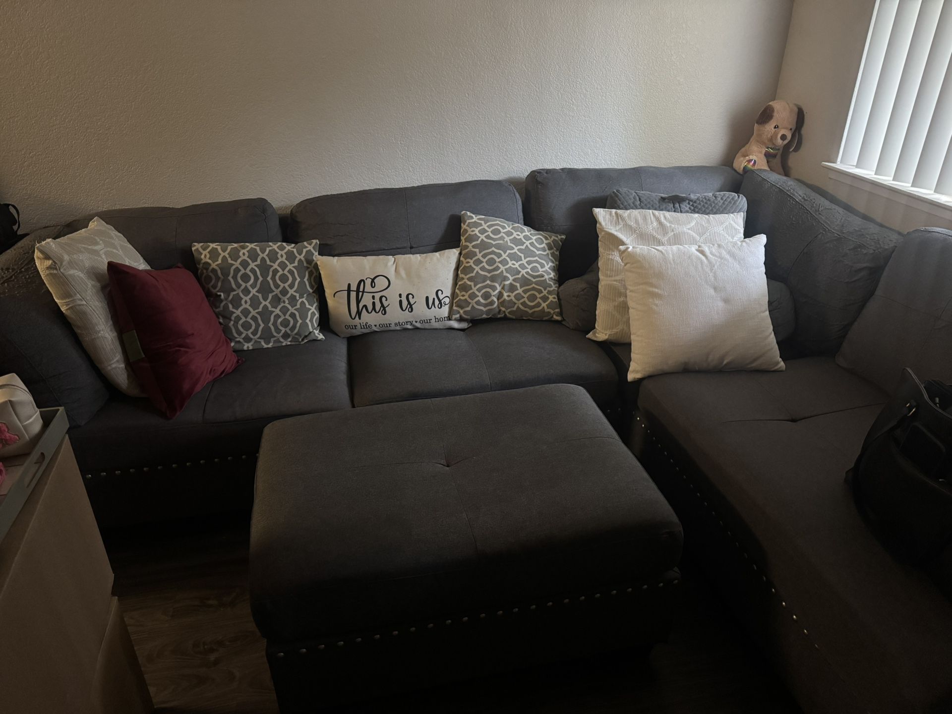 Couch and Ottoman