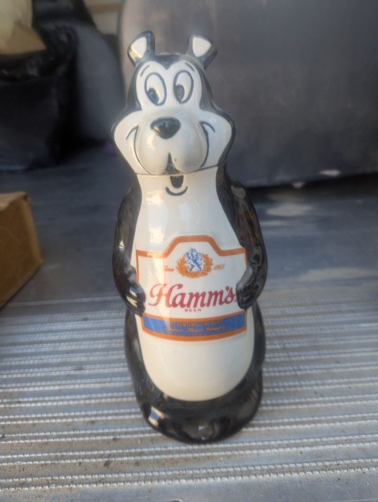 Hamm's Bear Beer Decanter  SALE!! $50  SUNDAY 2 PM!!