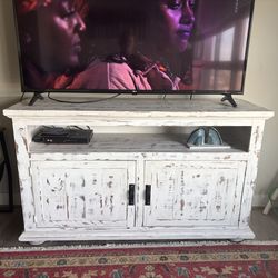 Wooden TV console