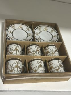 Arabic vintage coffee cups